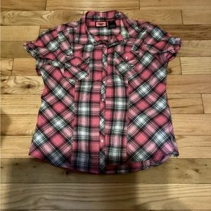 Harley Davidson women’s pink shirt large